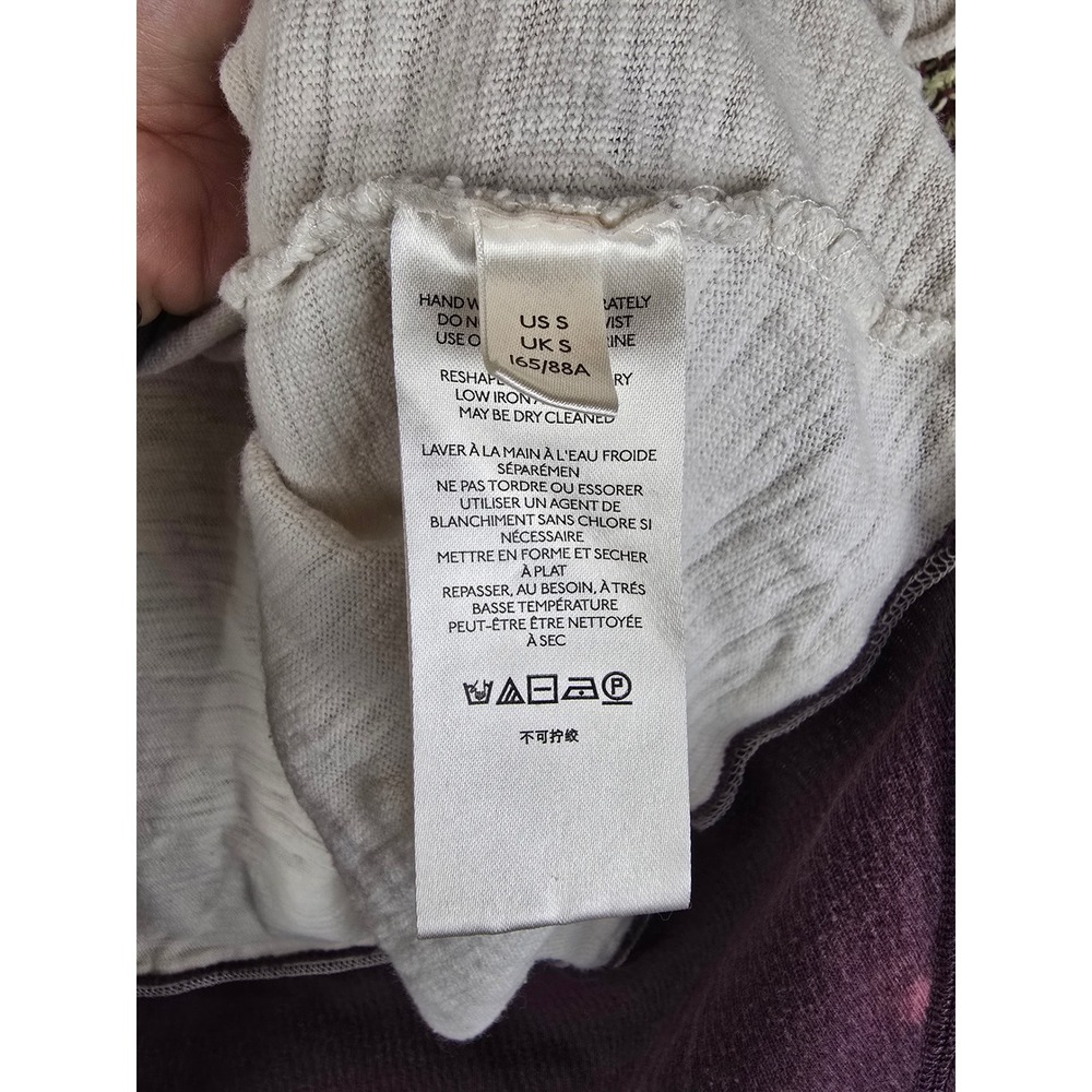 Free People Jordan Mix Knit Tee in Fun Time Women's Small Boho Couture Colorful - Picture 6 of 8